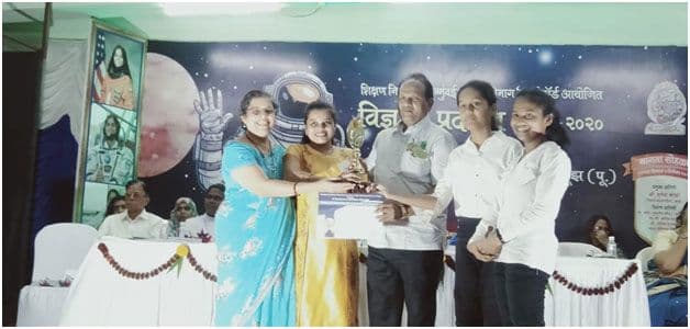 First Prize: Junior Group Project (Green Industrial Park). This project has also been selected for the West Zonal Level Science Exhibition