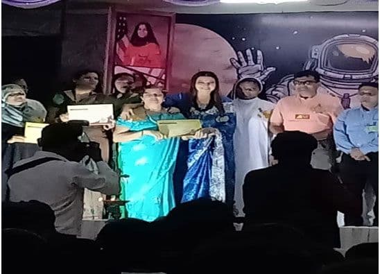 Best Organizing Committee Member for Evaluation – Principal Dr. Hutoxi Aibara.